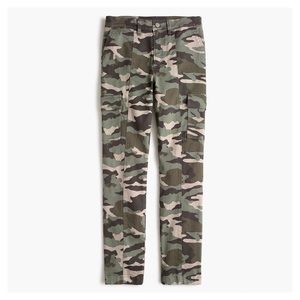 J.Crew Vintage Straight Cargo Pant Camo 24